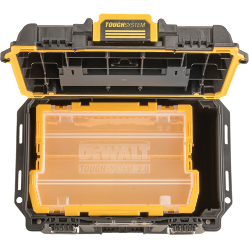 ToughSystem&reg; 2.0 Deep Compact Toolbox, 10" x 15-7/20" x 13-4/5", Black/Yellow Seagulf Marine Industries Inc.