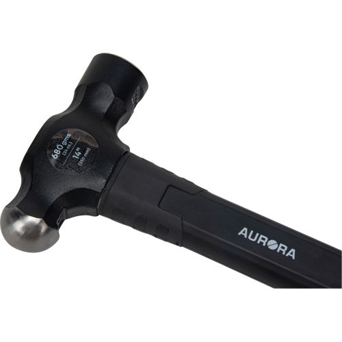 Ball Pein Hammer, 24 oz. Head Weight, Plain Face, Fibreglass Handle Seagulf Marine Industries Inc.