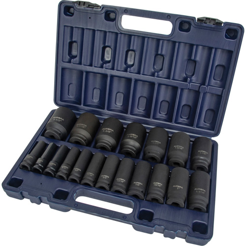 Jeu de douilles SAE, 19 Mcx, Chocs, Prise de 1/2", Profond Seagulf Marine Industries Inc.