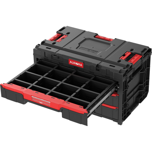 Arx&reg; 3-Drawer Toolbox, 23-1/10" x 15" x 13-2/5", Black Seagulf Marine Industries Inc.