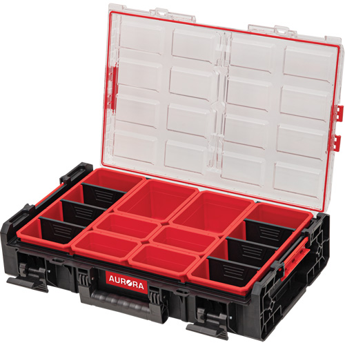 Organisateur 2 fois tr&egrave;s-grand avec bacs Arx, 23" x 15-1/5" x 6-4/5", Noir Seagulf Marine Industries Inc.