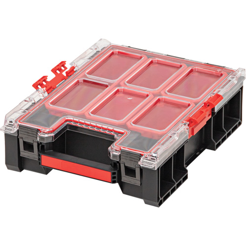 Organisateur moyen haut avec bacs Arx, 10-2/5" x 14-3/10" x 4-1/5", Noir Seagulf Marine Industries Inc.