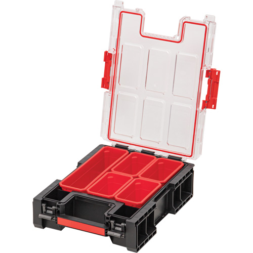 Organisateur moyen haut avec bacs Arx, 10-2/5" x 14-3/10" x 4-1/5", Noir Seagulf Marine Industries Inc.