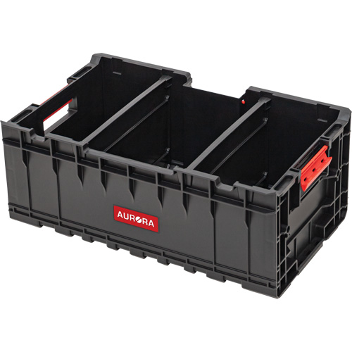 Caisse &agrave; outils avec s&eacute;parateurs Arx, 22-7/10" x 14-1/10" x 9-3/10", Noir Seagulf Marine Industries Inc.