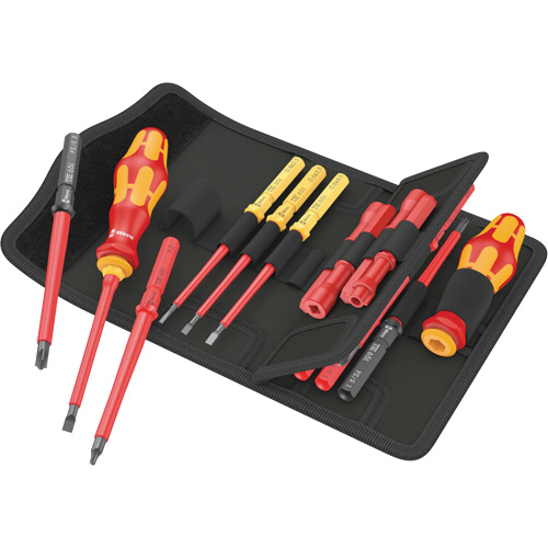 Insulated Screwdriver Set for Slotted Screws, 1000 V, 18 Pcs Seagulf Marine Industries Inc.