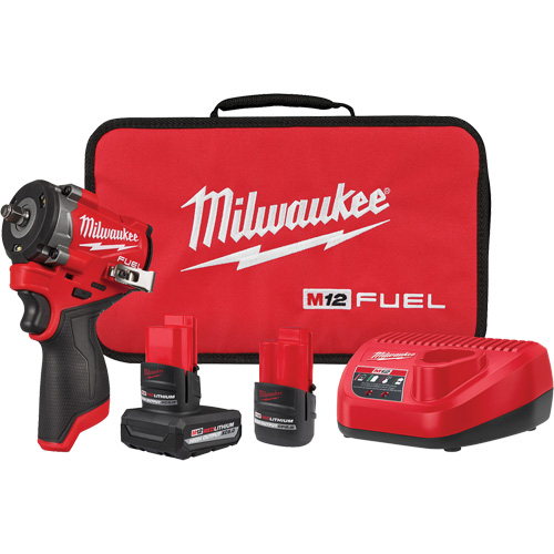 Fuel Stubby Impact Wrench Kit, 12 V, 3/8" Socket Seagulf Marine Industries Inc.