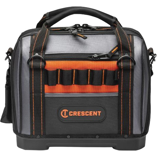 14" Tradesman Closed Top Tool Bag, Polyester, 32 Pockets, Black/Grey Seagulf Marine Industries Inc.
