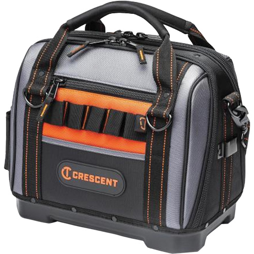 14" Tradesman Closed Top Tool Bag, Polyester, 32 Pockets, Black/Grey Seagulf Marine Industries Inc.