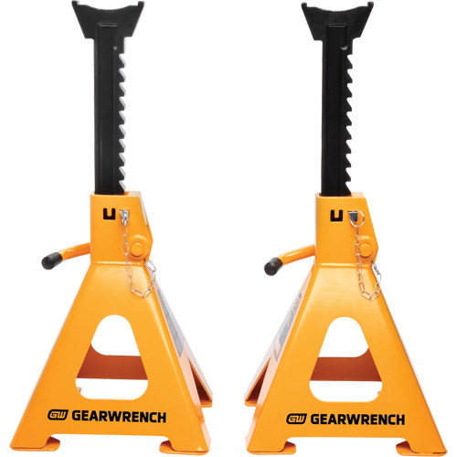 Ratcheting Jack Stand, Locking Pin, 6 tons Capacity, 15-3/4" - 24-1/2" H Seagulf Marine Industries Inc.