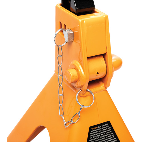 Ratcheting Jack Stand, Locking Pin, 3 tons Capacity, 11-3/4" - 17-1/2" H Seagulf Marine Industries Inc.
