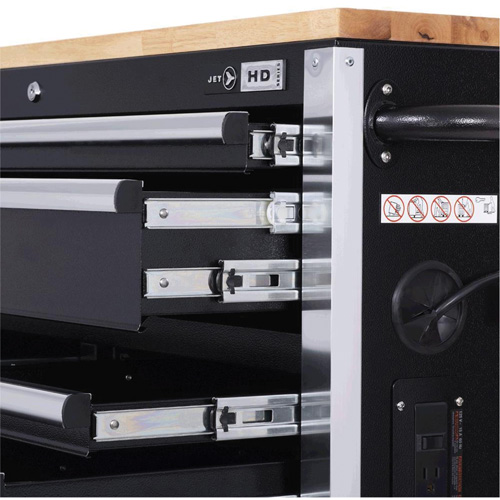 HDRC5212 Armoire mobile de s&eacute;rie HD, 12 tiroirs, 51-1/4" la x 21" p x 40-3/10" h, Noir Seagulf Marine Industries Inc.