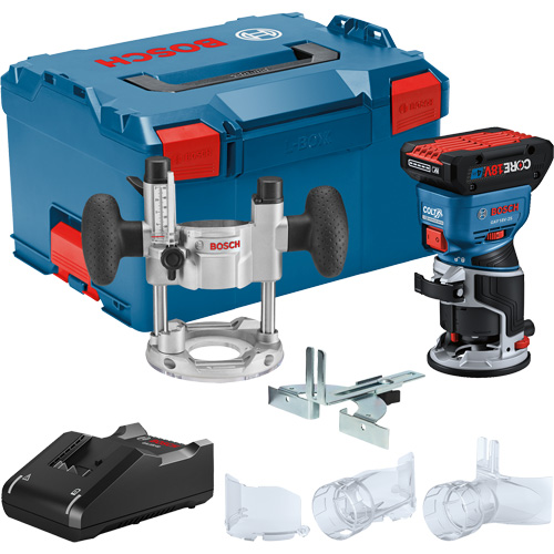 Ensemble de toupie &agrave; paume sans balai Colt avec bloc-pile CORE18V 4 Ah & base de plongeur Seagulf Marine Industries Inc.