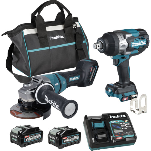XGT Brushless 2-Tool Combo Kit, Lithium-Ion, 40 V Seagulf Marine Industries Inc.