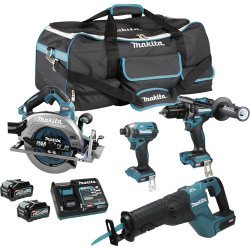 XGT Brushless 4-Tool Combo Kit, Lithium-Ion, 40 V Seagulf Marine Industries Inc.
