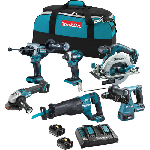 Ensemble 6 outils &agrave; moteur sans balai LXT, Lithium-ion, 18 V Seagulf Marine Industries Inc.