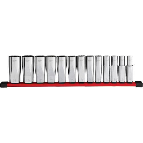 12-Point Deep Well SAE Socket Set, 13 Pcs, 1/2" Drive Size, Deep Seagulf Marine Industries Inc.