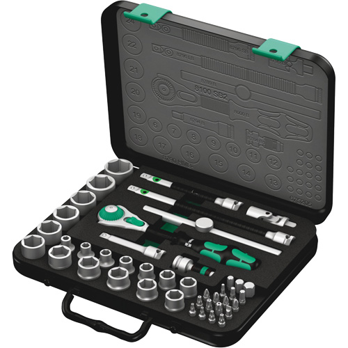 Jeu de cliquets rapides Zyklop 8100 SB 2, 43 Mcx, Prise de 3/8" Seagulf Marine Industries Inc.
