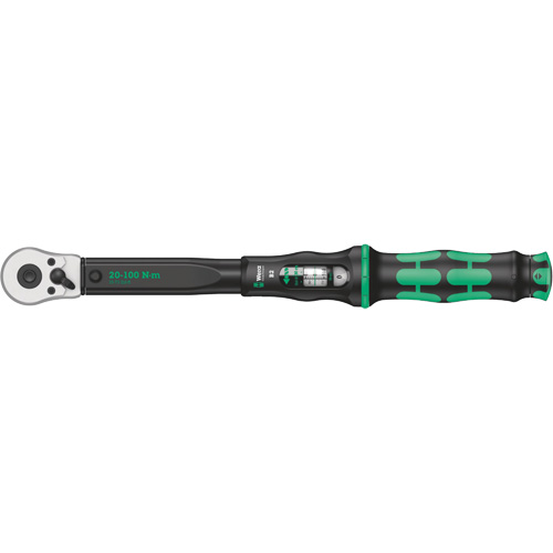 Click-Torque B2 Torque Wrench with Reversible Ratchet, Click, 3/8" Square Drive, 20 - 100 Nm Seagulf Marine Industries Inc.
