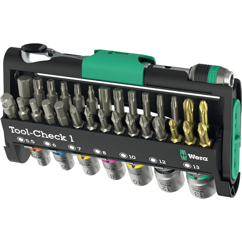 Tool-Check 1 Tool Kit, 38 Pcs, 1/4" Drive Size Seagulf Marine Industries Inc.