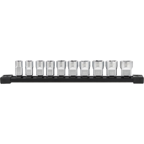 Metric Sockets with Four Flat Sides, 10 Pcs, 3/8" Drive Size Seagulf Marine Industries Inc.