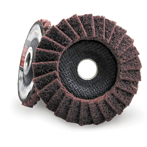 Disque &agrave; lamelles incurv&eacute; pour traitement de surface POWERBLEND SCD, 4-1/2" x 7/8", Type 29, Grain Moyen Seagulf Marine Industries Inc.