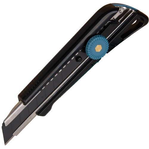 18mm Professional Knife with Ratchet, Stainless Steel, Heavy-Duty, Plastic Handle Seagulf Marine Industries Inc.