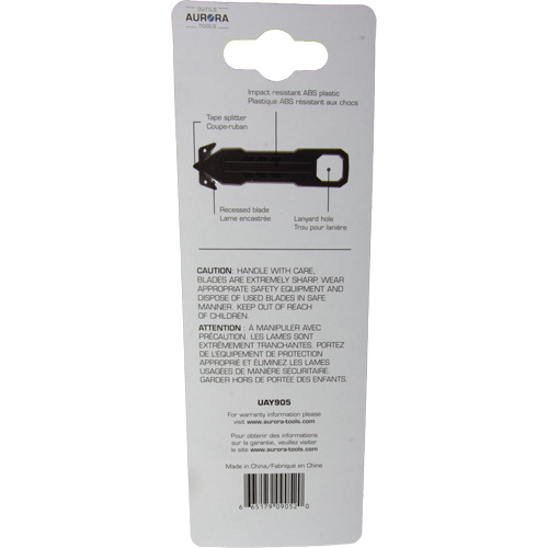 Disposable Safety Knife , Stainless Steel, Plastic Handle Seagulf Marine Industries Inc.