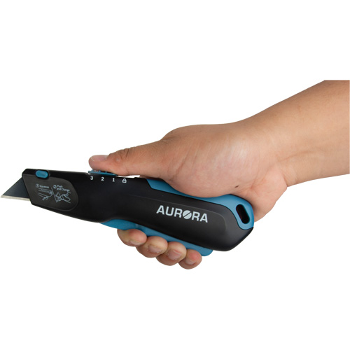 Retractable Safety Knife , Stainless Steel, Heavy-Duty, Plastic/Aluminum Handle Seagulf Marine Industries Inc.