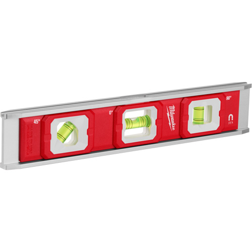 Torpedo Level, 10" L, Aluminum, 3 Vials, Magnetic Seagulf Marine Industries Inc.