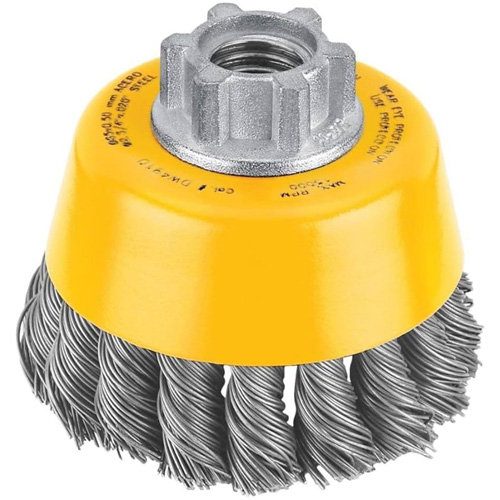 HP Carbon Knot Wire Cup Brush, 3" Dia. x 5/8"-11 Arbor Seagulf Marine Industries Inc.
