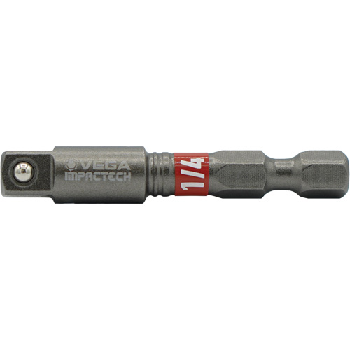 Impactech&reg; Impact Socket Adapter, 1/4" Drive Size, 1/4" Male Size, 2" L Seagulf Marine Industries Inc.