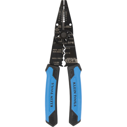 Long Nose Multi-Purpose Wire Stripper, 8-1/4" L, 10 - 20/12 - 22 AWG Seagulf Marine Industries Inc.