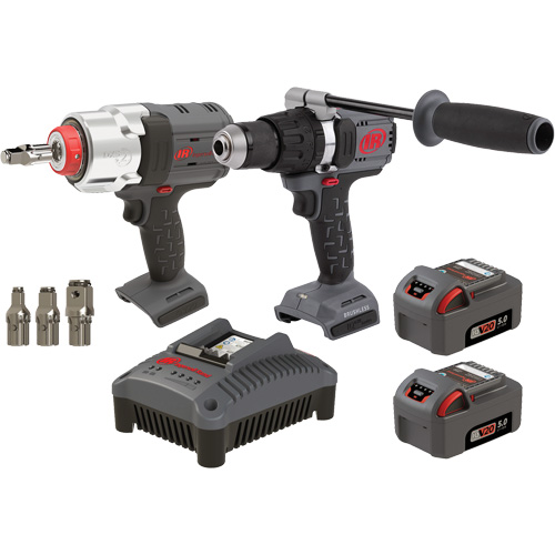Ensemble de marteau perforateur & cl&eacute; &agrave; chocs, Lithium-ion, 20 V Seagulf Marine Industries Inc.