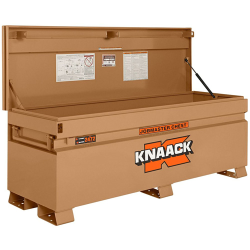 Model 2472 Jobsite Chest with Padlock, 72" x 24" x 28-1/4", Steel, Tan Seagulf Marine Industries Inc.