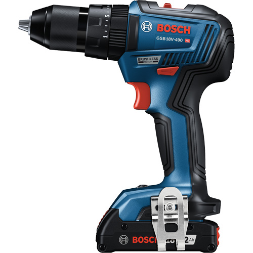 EC Brushless 1/2 In. Hammer Drill/Driver Kit, 1/2" Chuck, 18 V Seagulf Marine Industries Inc.
