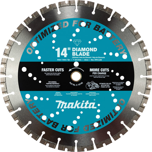 Lame diamant&eacute;e &agrave; trait fin polyvalente, 14", Pour Brique/B&eacute;ton/Gr&egrave;s Seagulf Marine Industries Inc.