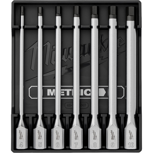 Long Metric Bit Socket Set, Hex, 3/8" Drive, 7 Pcs Seagulf Marine Industries Inc.