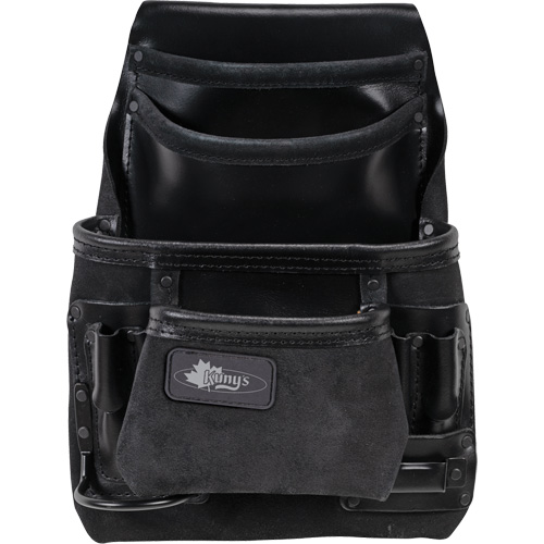 Sac robuste Phantom pour clous et outils, Cuir, 10 pochettes, Noir Seagulf Marine Industries Inc.