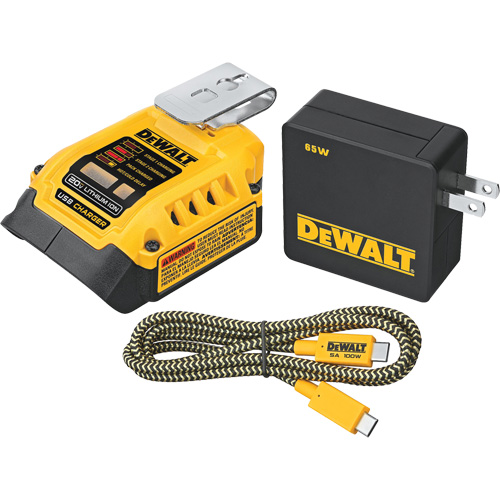 Trousse de recharge USB MAX*/FLEXVOLT 5 A, 20 V, Lithium-ion Seagulf Marine Industries Inc.