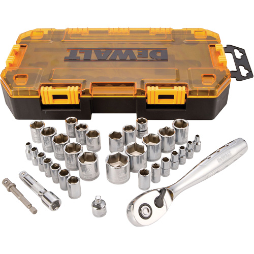 1/4" & 3/8" Drive Socket Set, 34 Pcs Seagulf Marine Industries Inc.