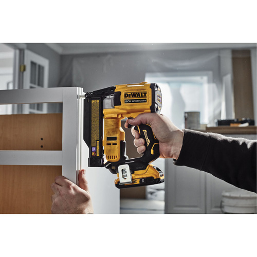 ATOMIC COMPACT SERIES Brushless Cordless 23 Ga. Pin Nailer Kit, 20 V, Lithium-Ion Seagulf Marine Industries Inc.