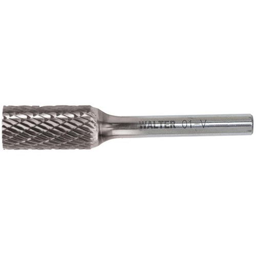 Double Cut Cylindrical Carbide Burr, 1/4" Dia., 1/4" Shank, 5/8" Depth of Cut Seagulf Marine Industries Inc.