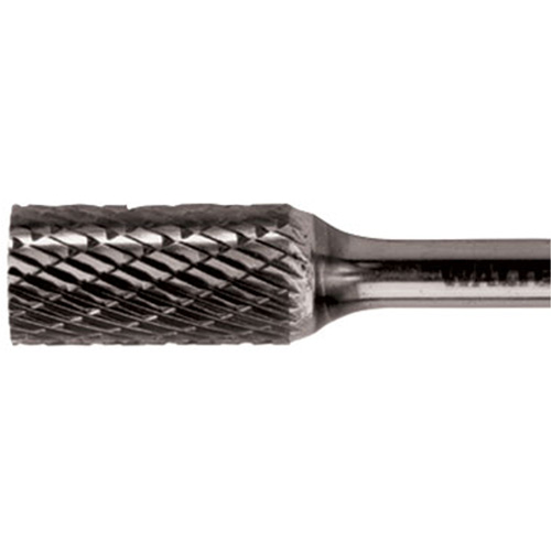 Double Cut Cylindrical Carbide Burr, 1/2" Dia., 1/4" Shank, 1" Depth of Cut Seagulf Marine Industries Inc.