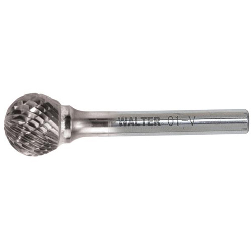 Double Cut Ball Shaped Burr, SD-3, 3/8" Dia., 1/4" Shank, 5/16" Depth of Cut Seagulf Marine Industries Inc.
