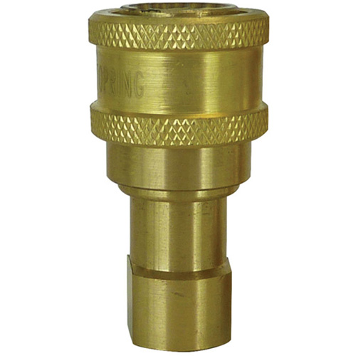 Hydraulic Quick Coupler - Brass Manual Coupler, Brass/Stainless Steel Seagulf Marine Industries Inc.