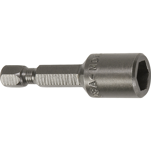 Nutsetter For Metric Sheet Metal Screws, 6 mm Tip, 1/4" Drive, 44.5 mm L, Magnetic Seagulf Marine Industries Inc.