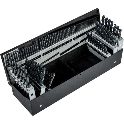 Jobber Length Combination Drill Bit Set, 115 Pieces, High Speed Steel Seagulf Marine Industries Inc.