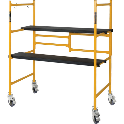 Jobsite Series 4' Basic Mini Scaffold Kit, Steel Frame, 41" D x 45-3/4" H Seagulf Marine Industries Inc.