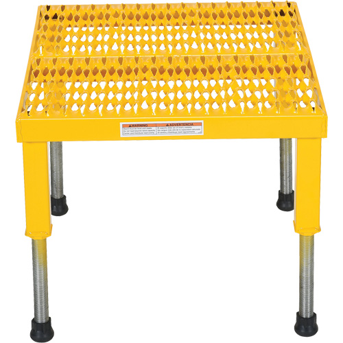 Plate-forme ajustable Step-Mate, 1 marche(s), 23-1/2" la x 19-9/16" lo x 16-1/2" h, Capacit&eacute; 500 lb Seagulf Marine Industries Inc.