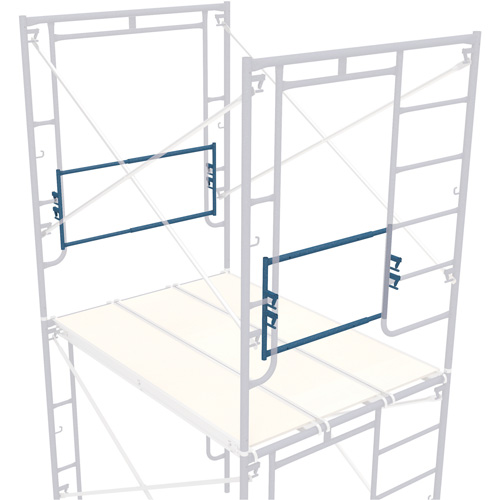 Garde-corps dextr&eacute;mit&eacute; extensible pour l'&eacute;chafaudage, Barre de retenue, 21" h Seagulf Marine Industries Inc.